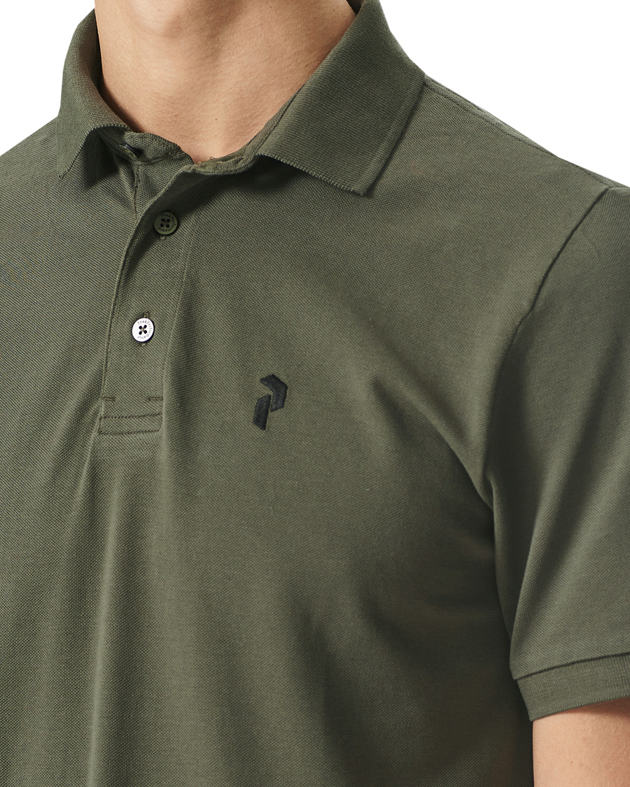 Men | Polo Shirts | Peak Performance | Classic Polo Pine Neddle