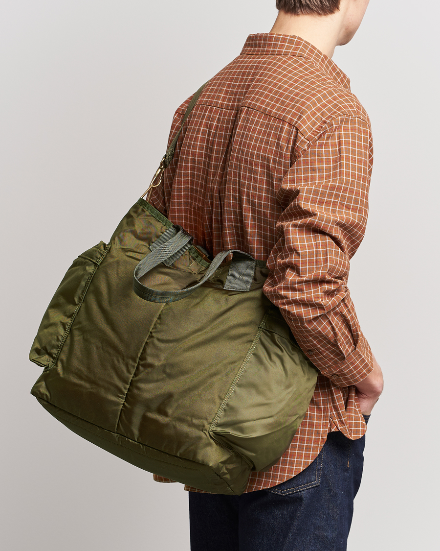 Men | Bags | Porter-Yoshida & Co. | Force 2Way Tote Bag Olive Drab