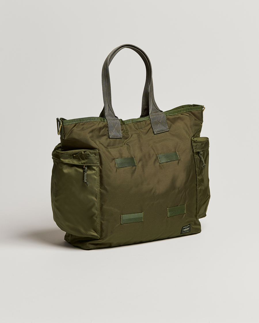 Men | Bags | Porter-Yoshida & Co. | Force 2Way Tote Bag Olive Drab