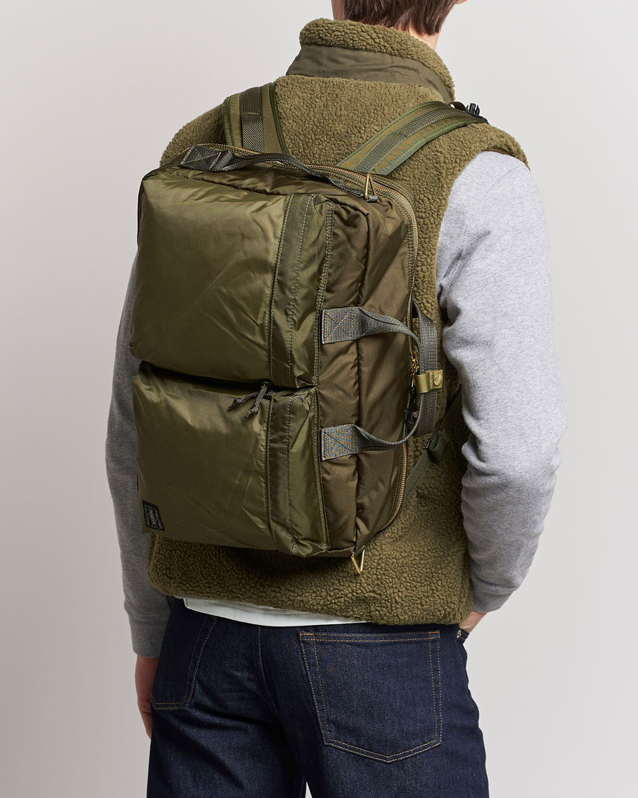 Men | Bags | Porter-Yoshida & Co. | Force 3Way Briefcase Olive Drab
