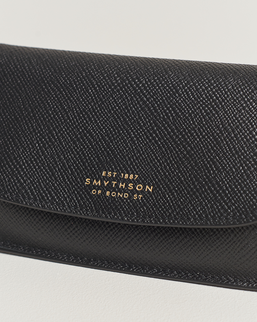Men | Sunglasses | Smythson | Panama Hard Sunglasses Case Black