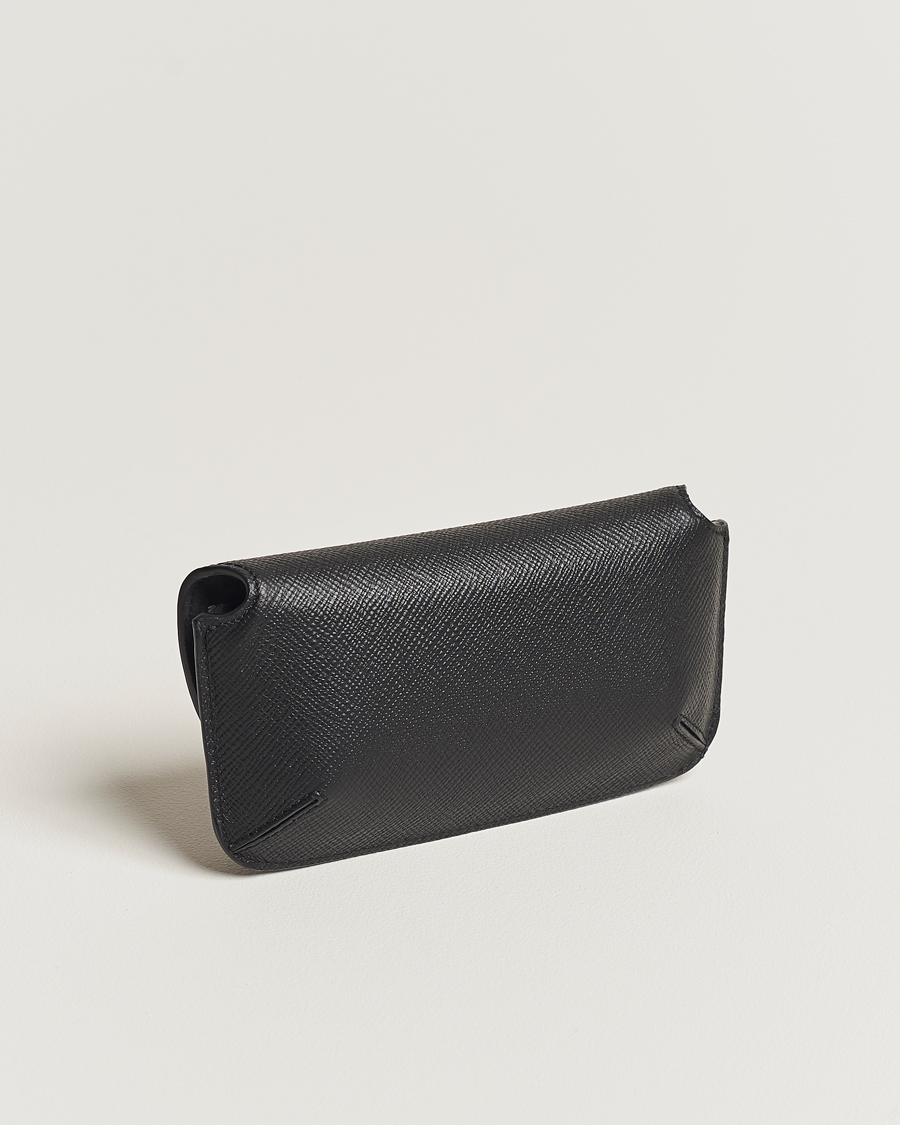 Men | Sunglasses | Smythson | Panama Hard Sunglasses Case Black