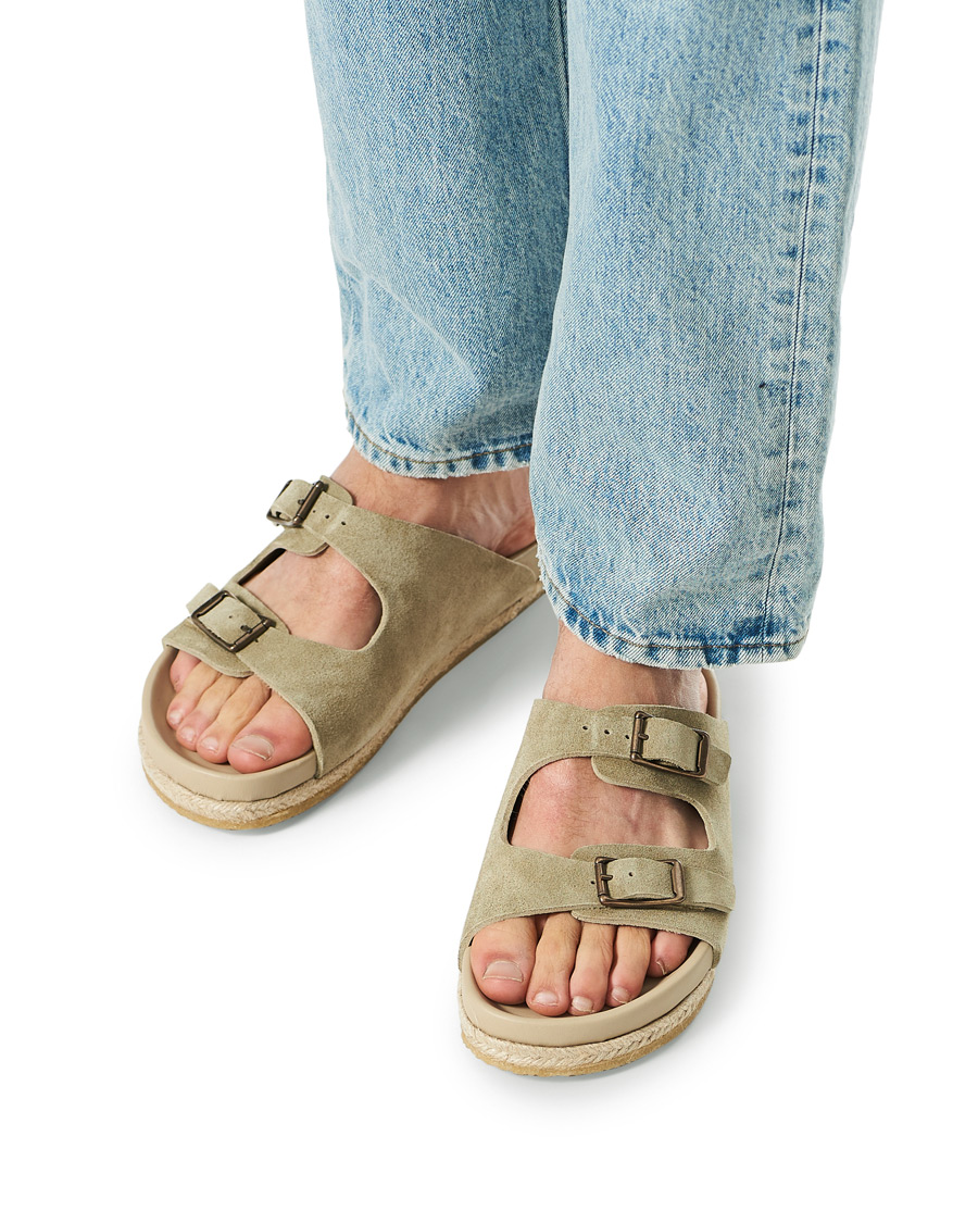Men | Yuketen Sal 2 Crepe Sole Sandals Desert Suede | Yuketen | Sal 2 Crepe Sole Sandals Desert Suede