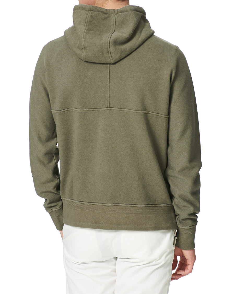 Men | Sweaters & Knitwear | Ermenegildo Zegna | Cotton/Cashmere Hoodie Sage Green