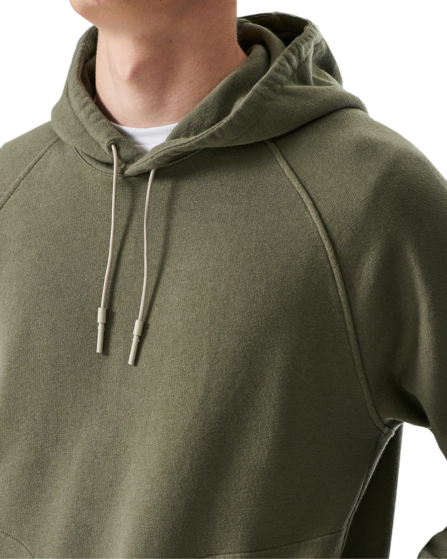 Men | Sweaters & Knitwear | Ermenegildo Zegna | Cotton/Cashmere Hoodie Sage Green
