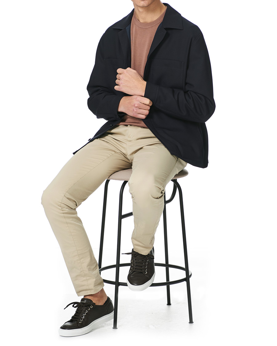 Men | Coats & Jackets | Z Zegna | Padded Techmerino Shirt Jacket Navy