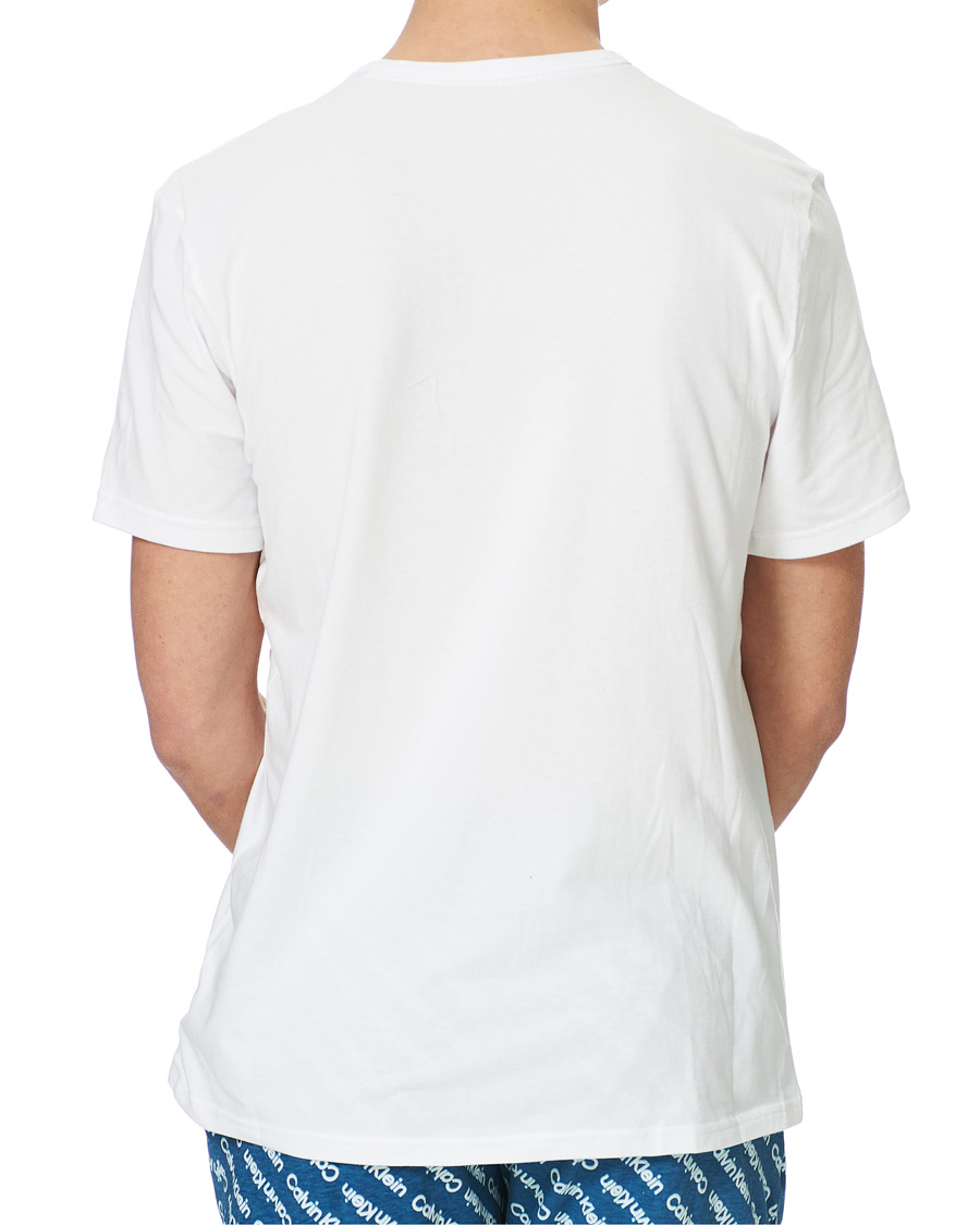 Men | Pyjamas & Robes | Calvin Klein | Short Pyjama Set White/Navy