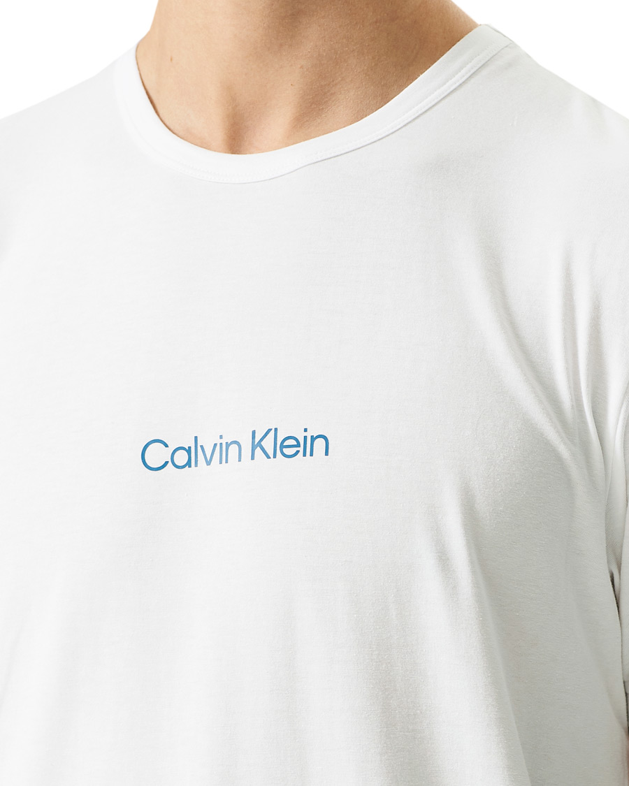 Men | Pyjamas & Robes | Calvin Klein | Short Pyjama Set White/Navy