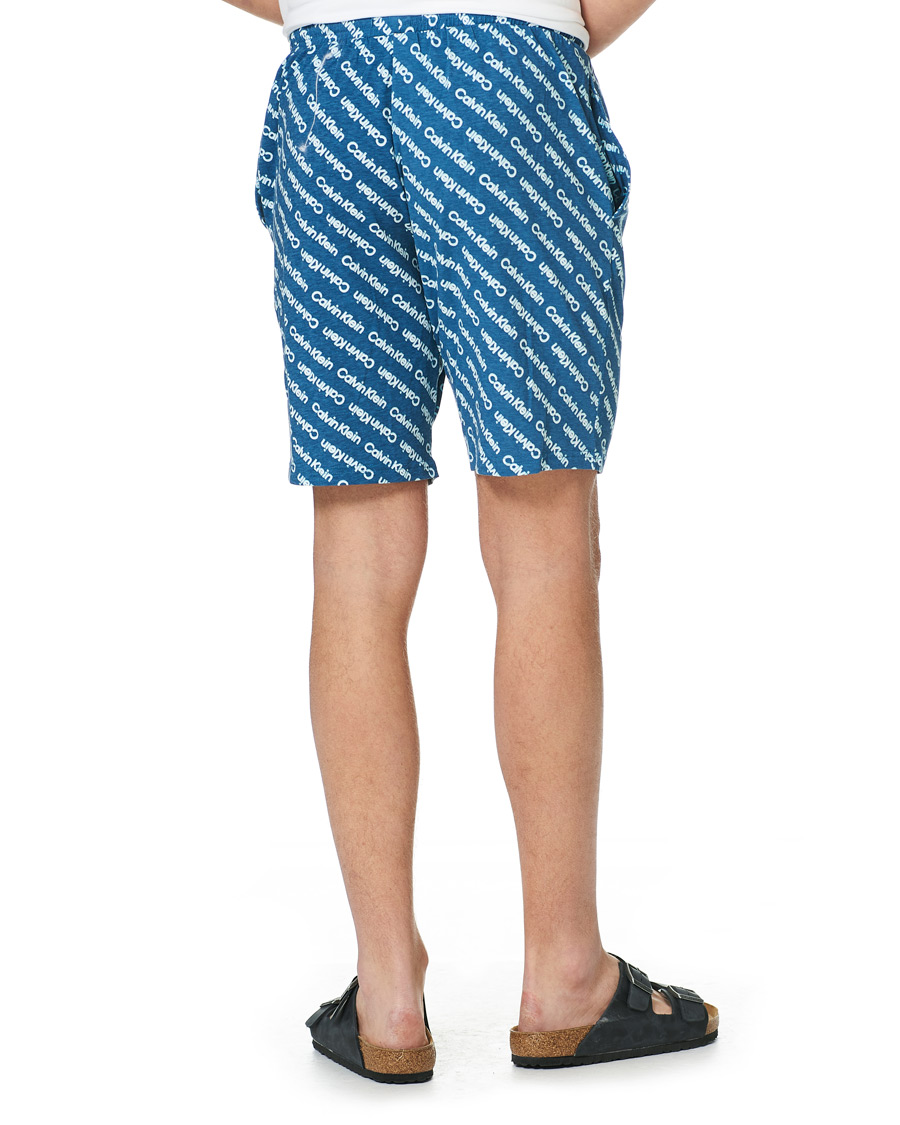Men | Pyjamas & Robes | Calvin Klein | Short Pyjama Set White/Navy