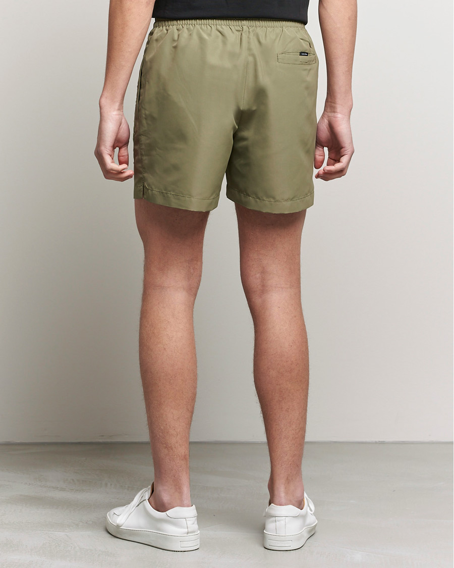 Men | Swimwear | Calvin Klein | Tonal Logo Drawstring Swimshorts New Basil