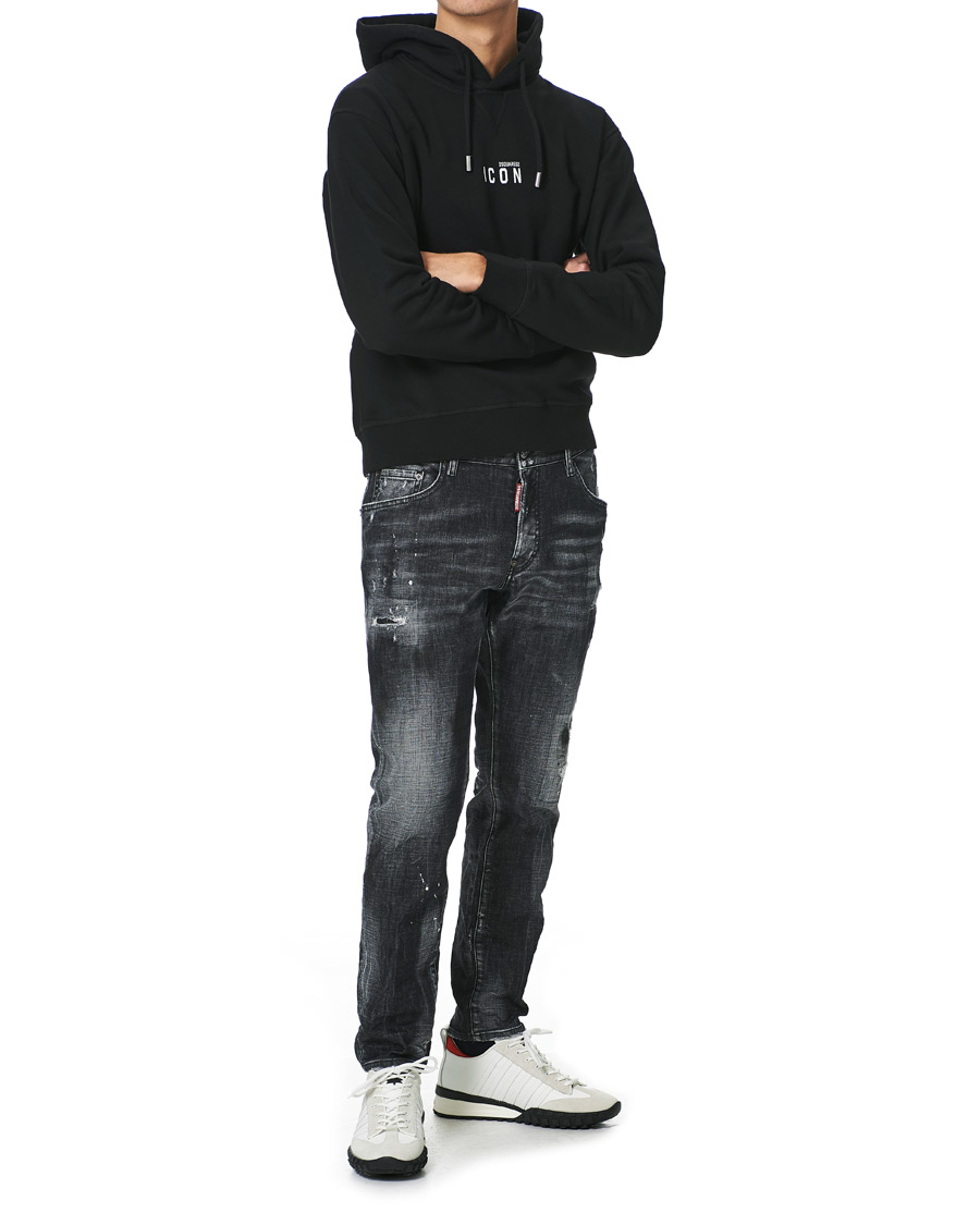 Men | Jeans | Dsquared2 | Skater Jeans Black Wash