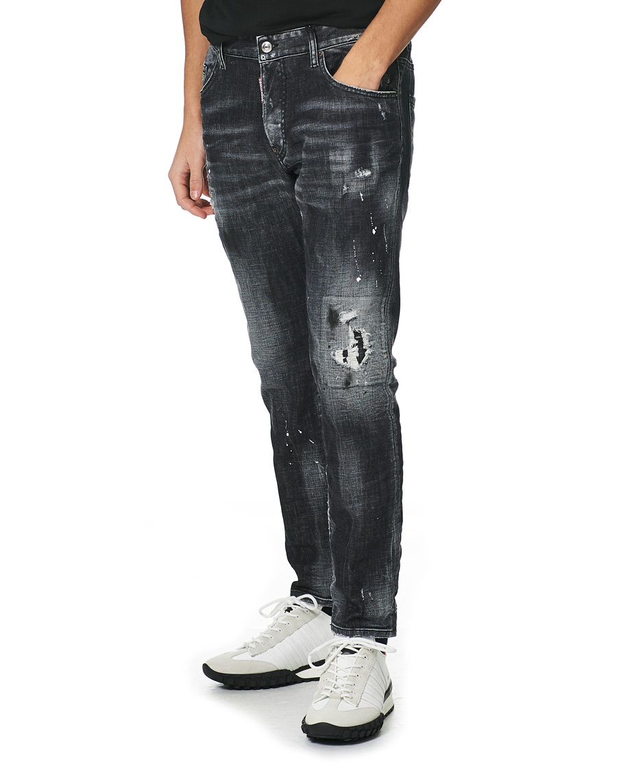 Men | Jeans | Dsquared2 | Skater Jeans Black Wash