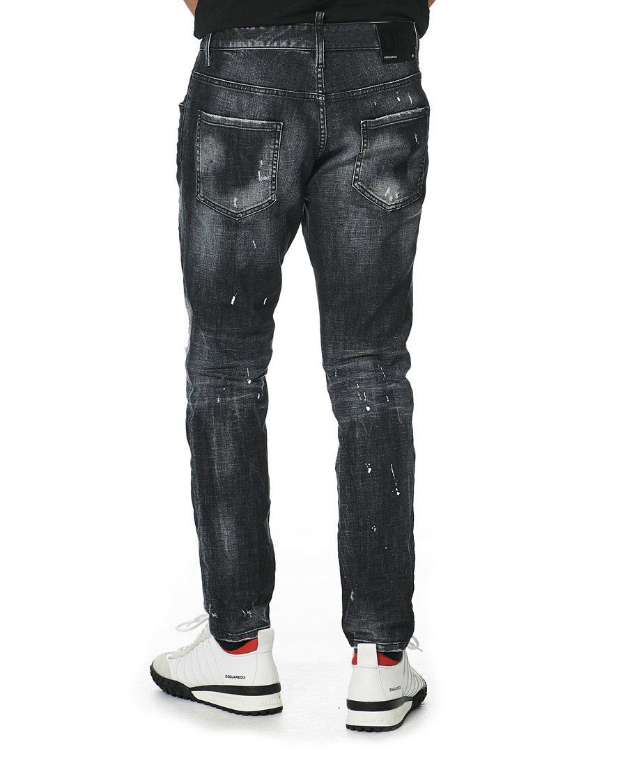 Men | Jeans | Dsquared2 | Skater Jeans Black Wash