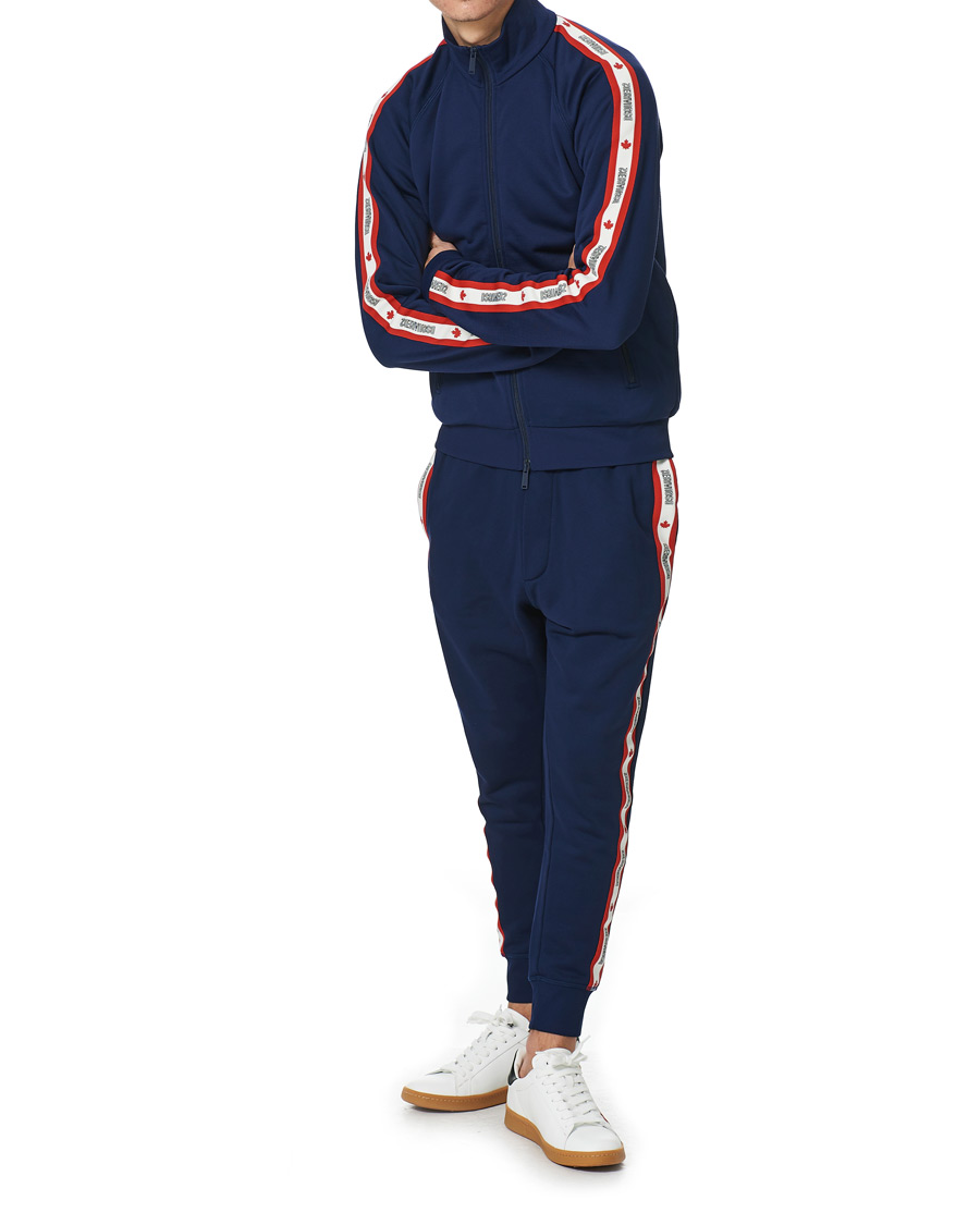 Men | Trousers | Dsquared2 | Track Pants Dark Blue