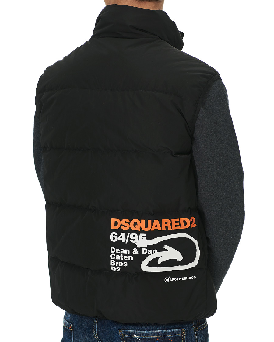 Men | Coats & Jackets | Dsquared2 | Padded Down Gilet Black