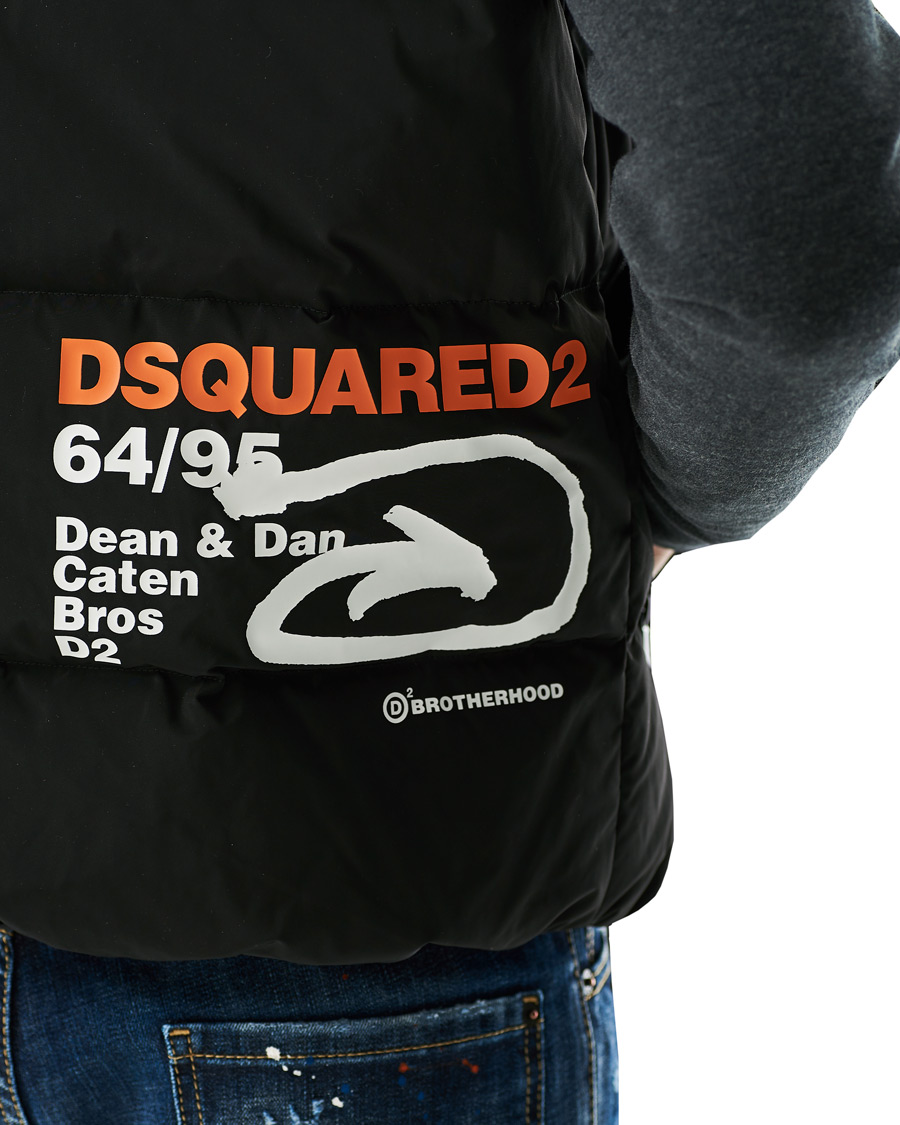 Men | Coats & Jackets | Dsquared2 | Padded Down Gilet Black