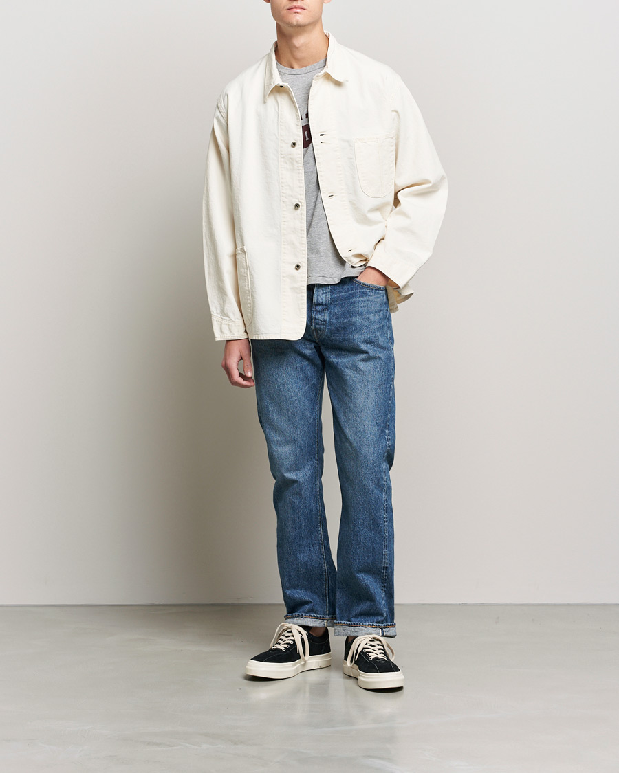 Men | Trousers | orSlow | Straight Fit 105 Selvedge Jeans 2 Year Wash