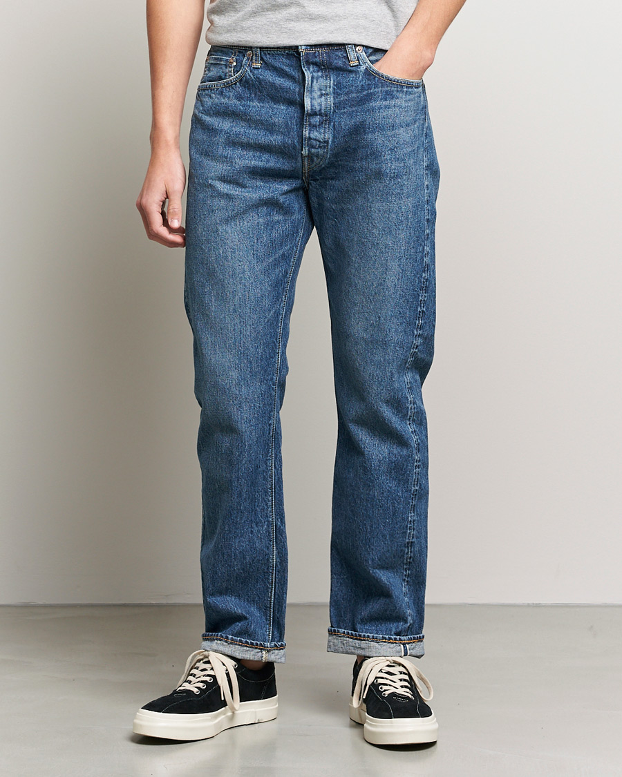 Men | Trousers | orSlow | Straight Fit 105 Selvedge Jeans 2 Year Wash
