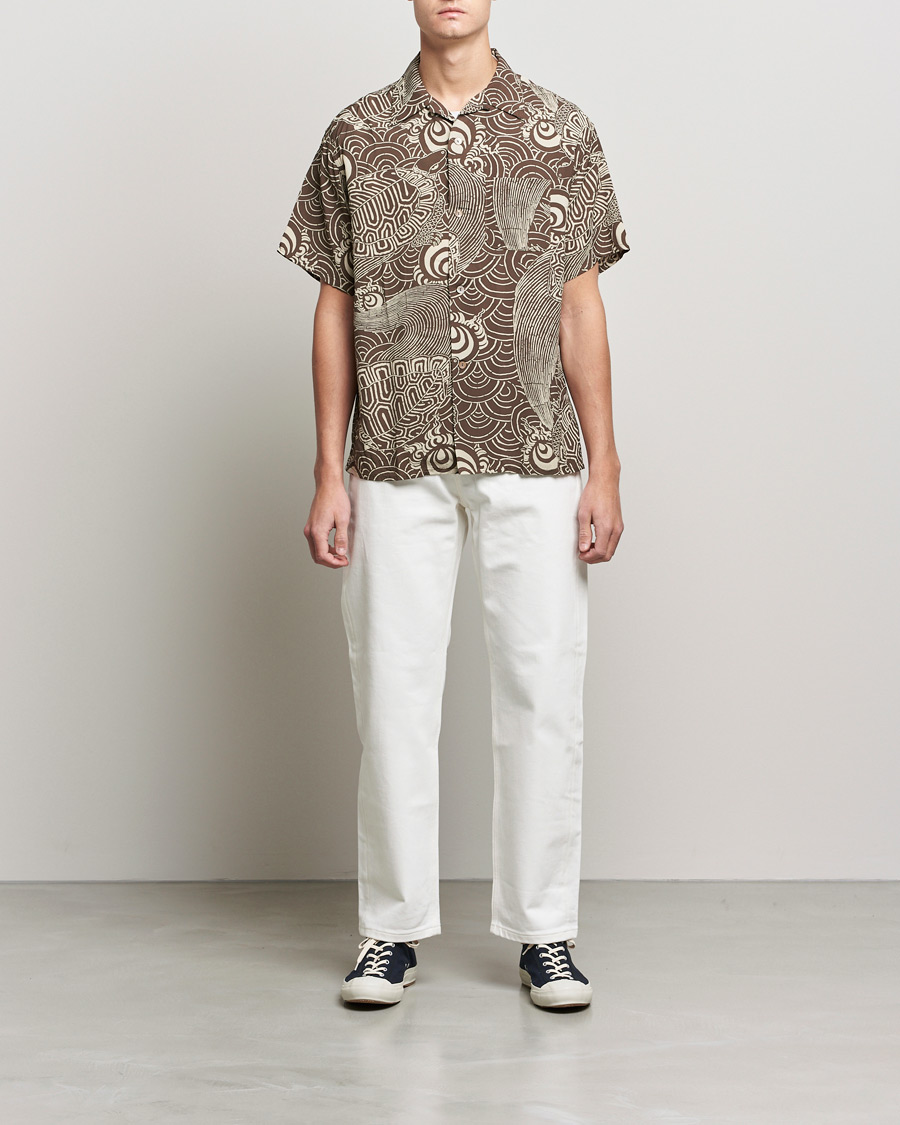 Men | Shirts | orSlow | Hawaiian Shirt Turtle Print