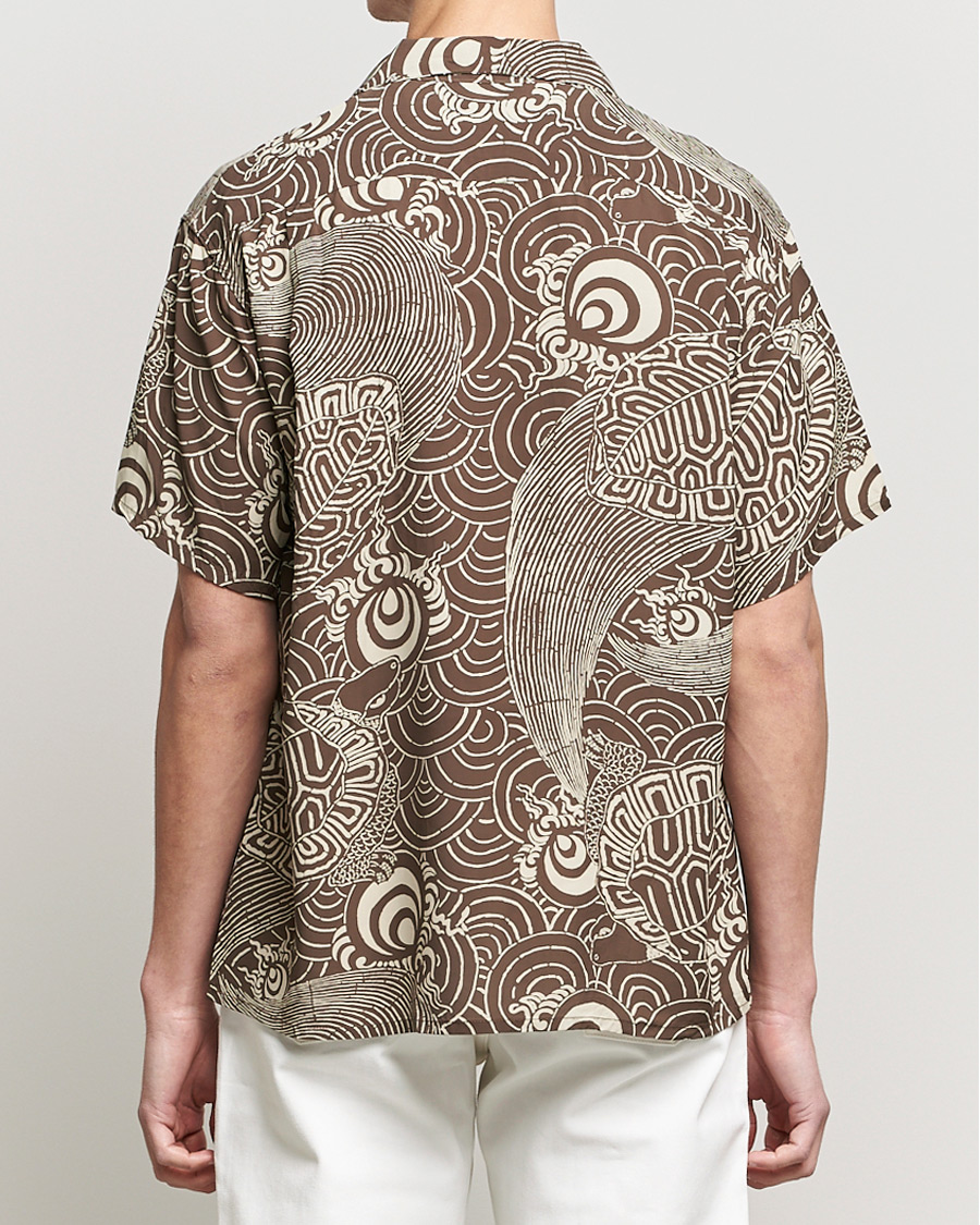 Men | Shirts | orSlow | Hawaiian Shirt Turtle Print
