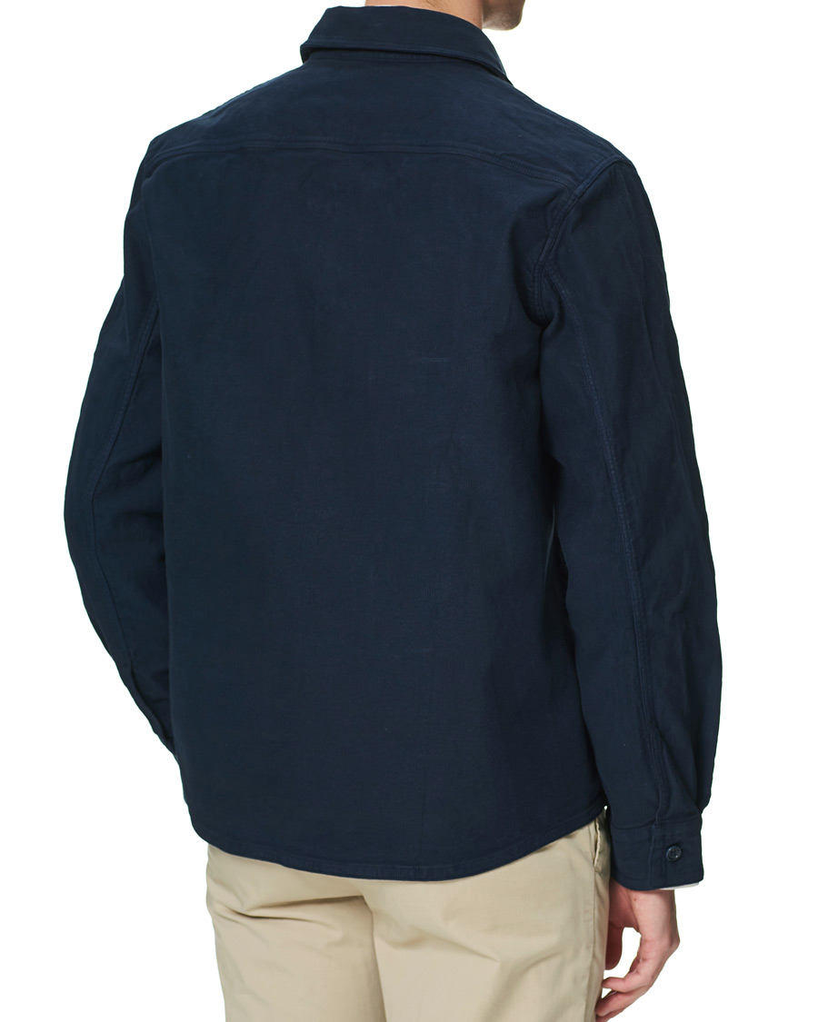 Men | Shirts | A.P.C. | Bastian Cotton Overshirt Navy
