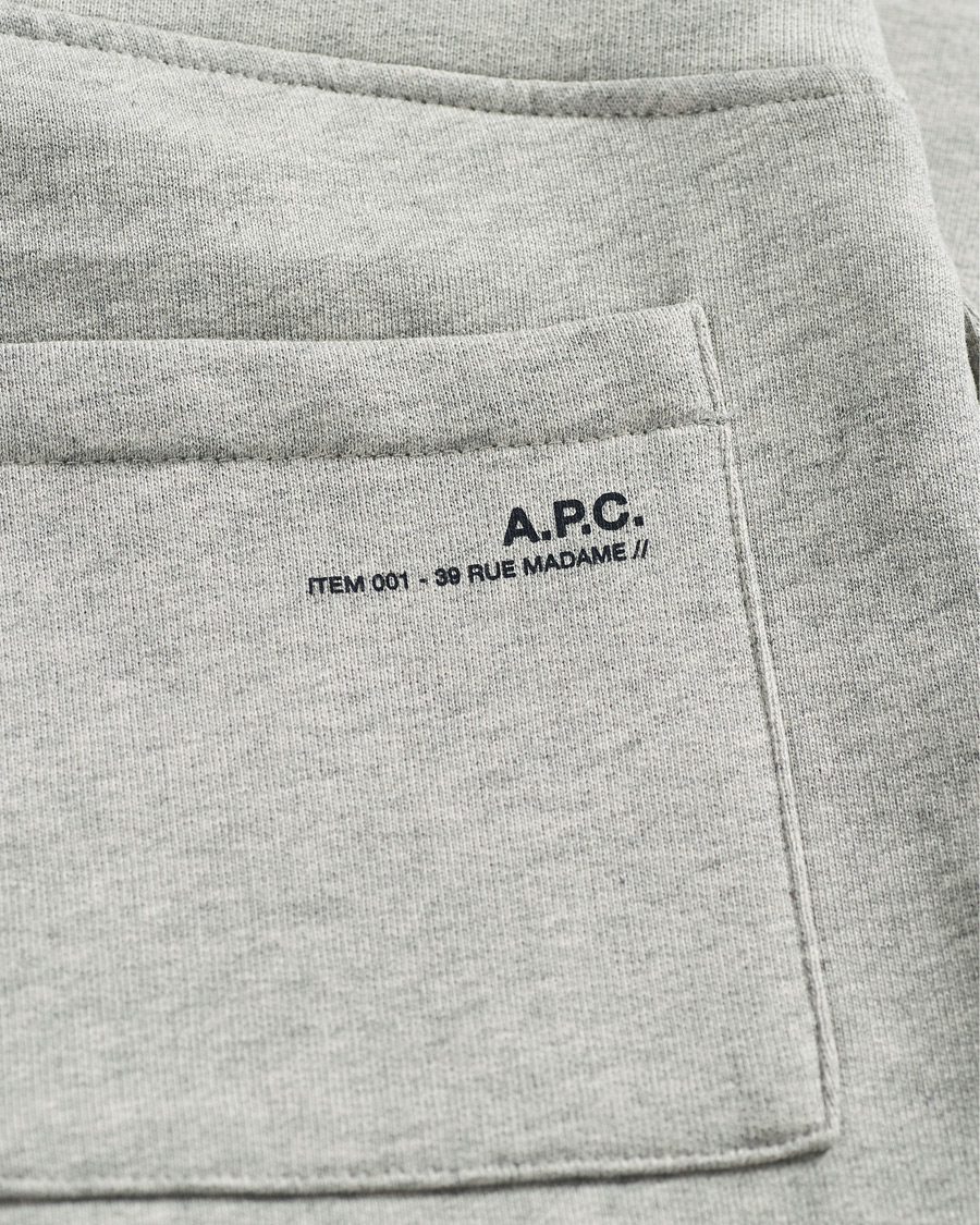 Men | Trousers | A.P.C. | Item Joggers Heather Grey