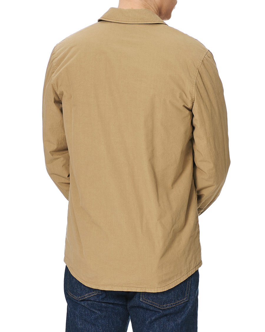 Men | Coats & Jackets | A.P.C. | Alex Garment Dyed Overshirt Dark Beige