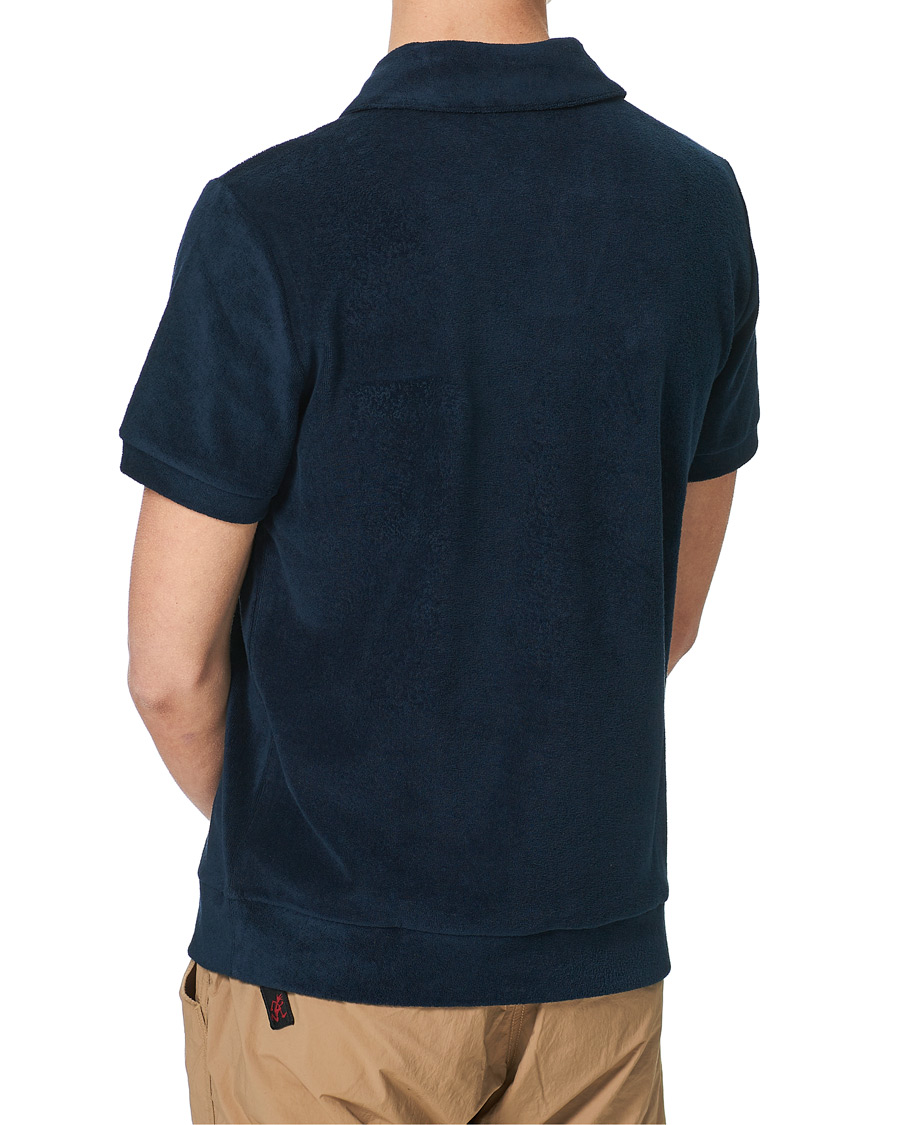 Men | Polo Shirts | A.P.C. | Agustino Short Sleeve Terry Polo Navy