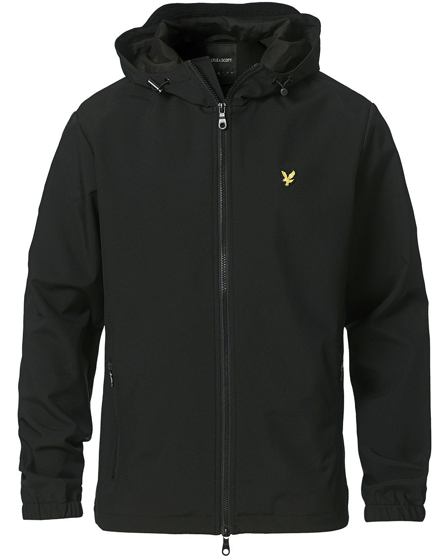 Men | Coats & Jackets | Lyle & Scott | Texture Shell Jacket Black
