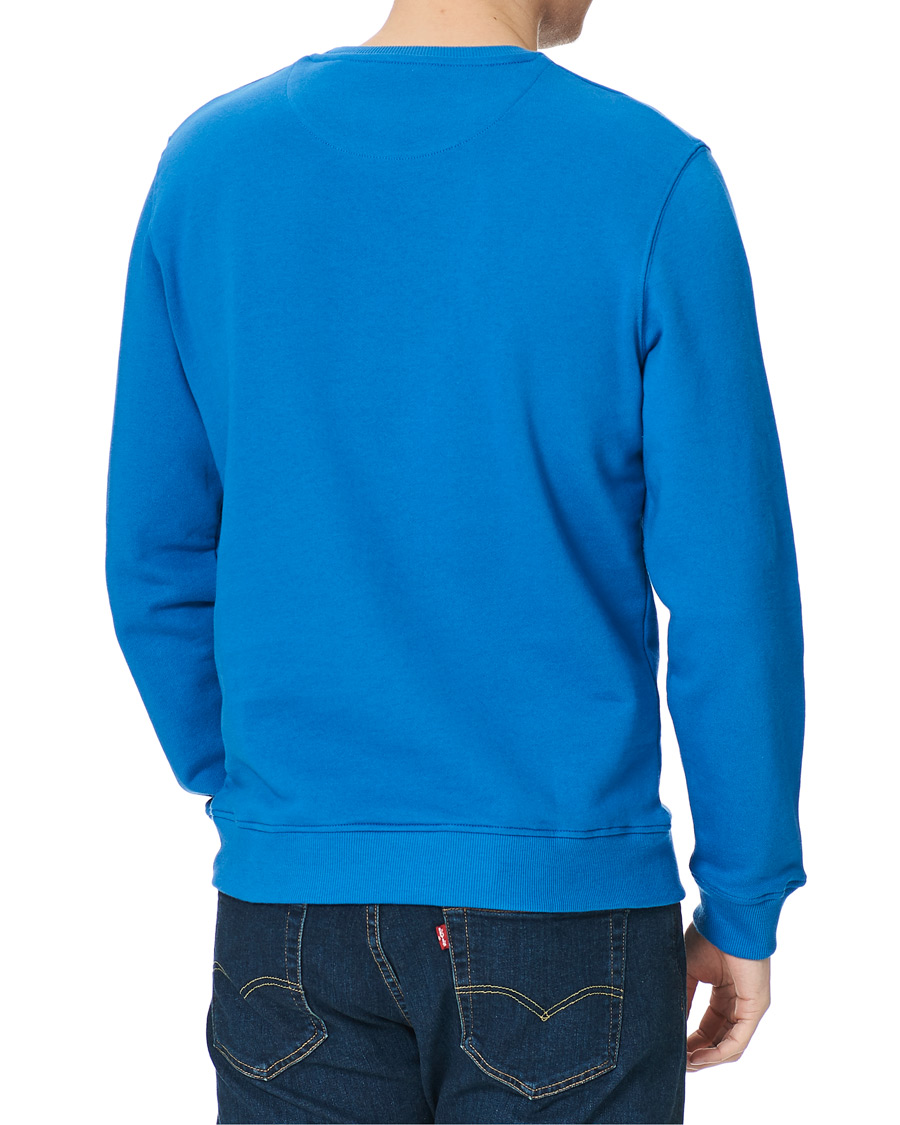 Men | Sweaters & Knitwear | Lyle & Scott | Crew Neck Organic Cotton Sweatshirt Spring Blue