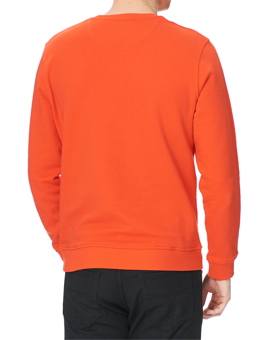 Men | Sweaters & Knitwear | Lyle & Scott | Crew Neck Organic Cotton Sweatshirt Red Flyer
