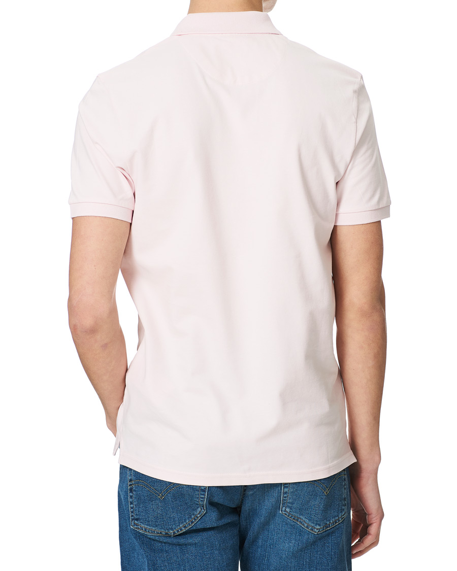 Men | Polo Shirts | Lyle & Scott | Plain Organic Cotton Pique Polo Shirt Light Pink