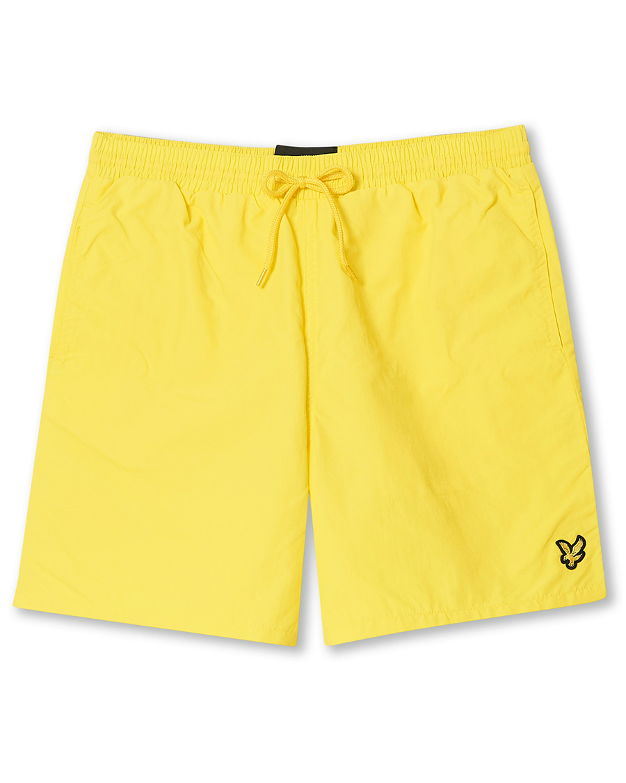 Men | Swimwear | Lyle & Scott | Plain Swim Shorts Sunshine Yellow