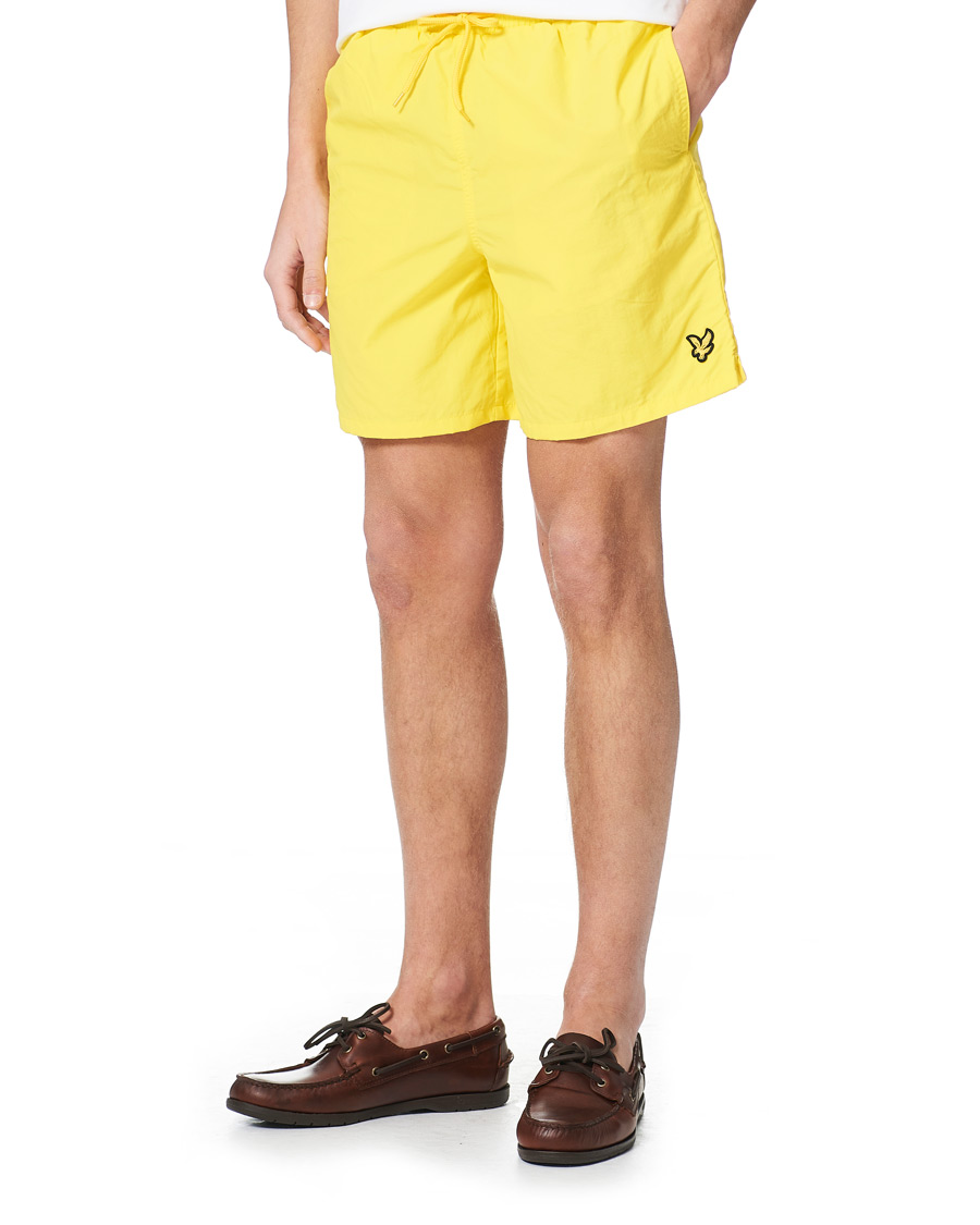 Men | Swimwear | Lyle & Scott | Plain Swim Shorts Sunshine Yellow