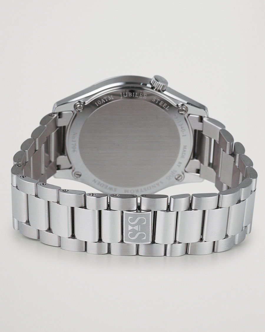Men | Sjöö Sandström Jubilee Steel Quartz 40mm Blue/Steel | Sjöö Sandström | Jubilee Steel Quartz 40mm Blue/Steel