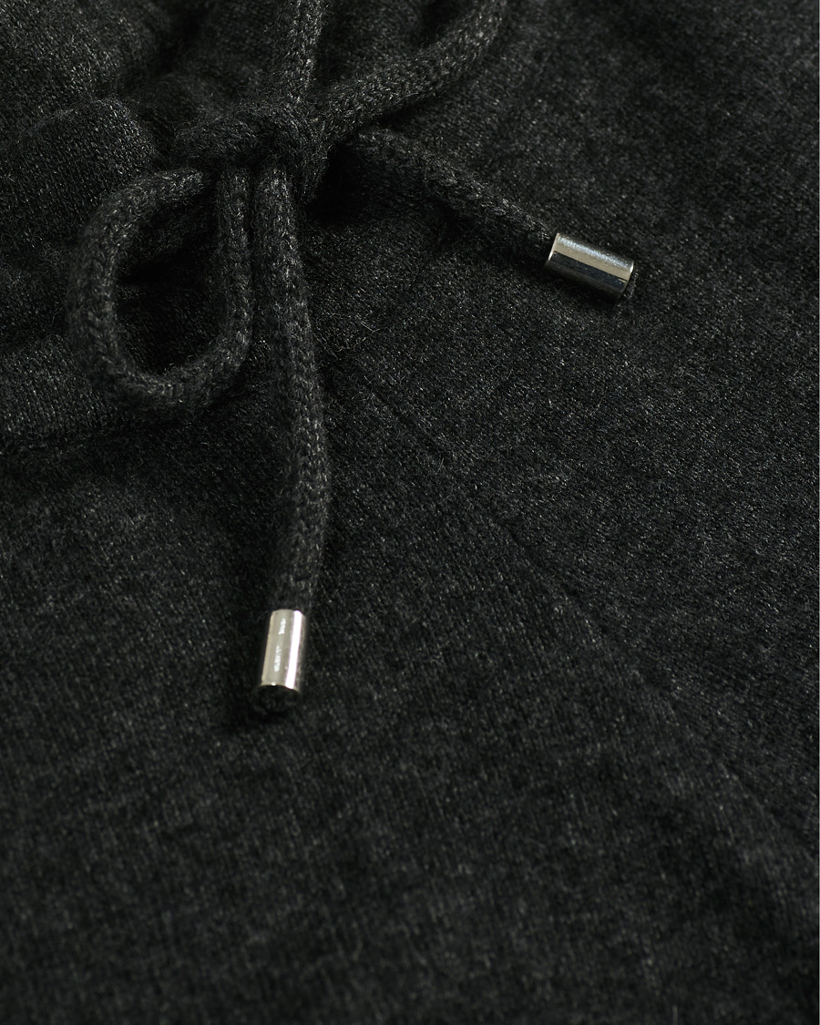 Men | Trousers | Oscar Jacobson | Parson Wool/Cashmere Sweatpants Charcoal