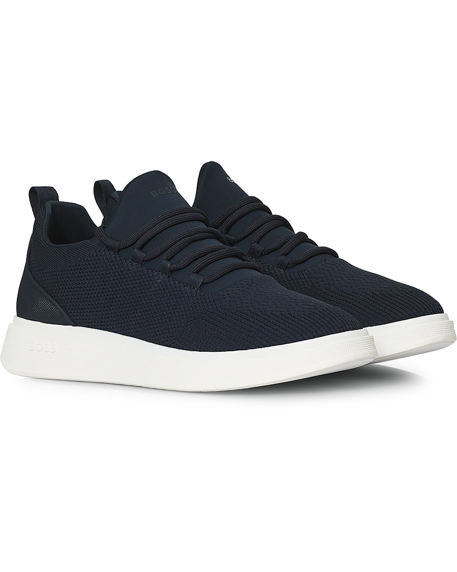 Men | BOSS Bulton Running Mesh Sneaker Navy | BOSS BLACK | BOSS Bulton Running Mesh Sneaker Navy