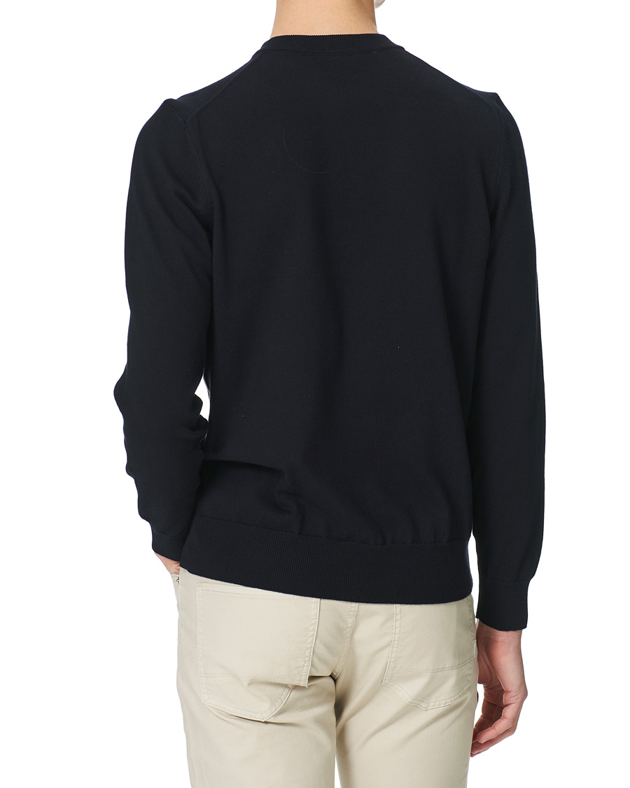 Men | Sweaters & Knitwear | BOSS BLACK | BOSS Pacas Knitted Pullover Dark Blue