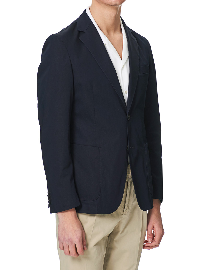 Men | Blazers | BOSS BLACK | BOSS Hanry Cotton Blazer Dark Blue