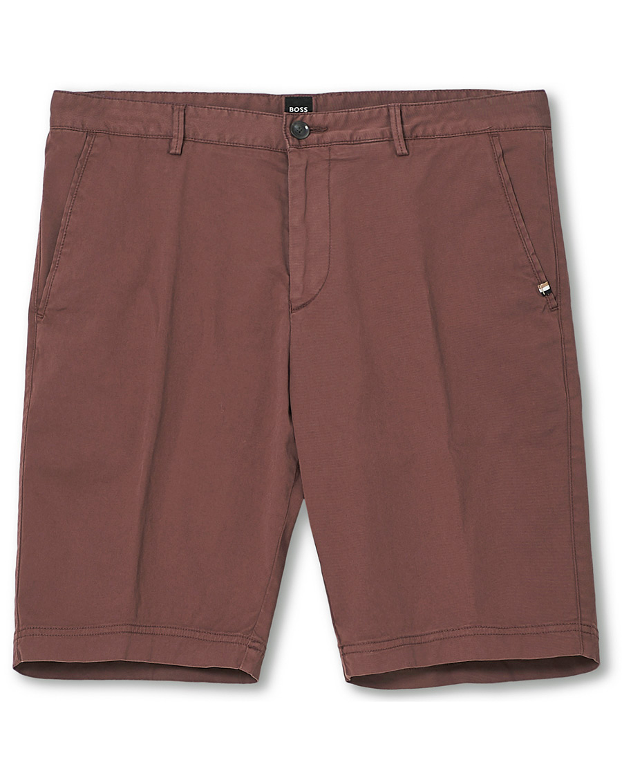 Men | Shorts | BOSS BLACK | BOSS Slice Chino Shorts Dark Red
