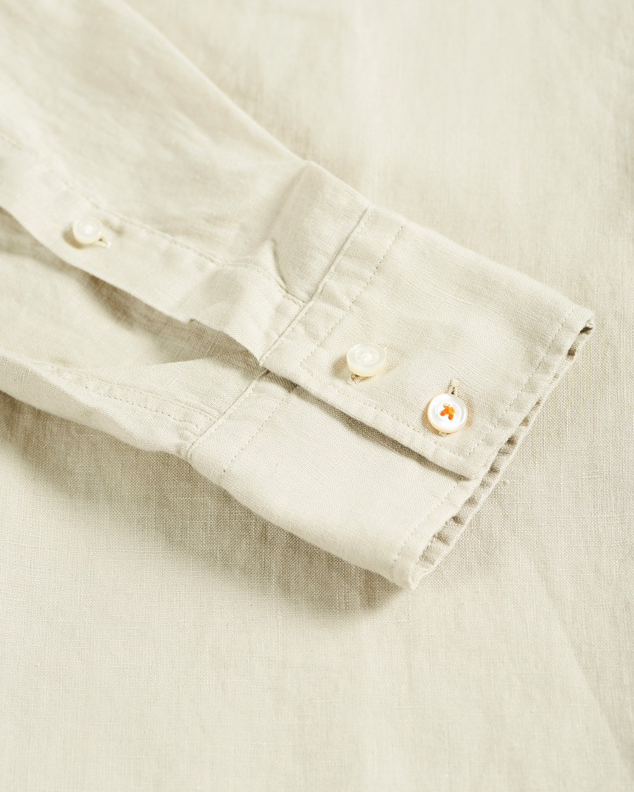 Men | Shirts | BOSS ORANGE | BOSS Casual Relegent Linen Shirt Light Beige
