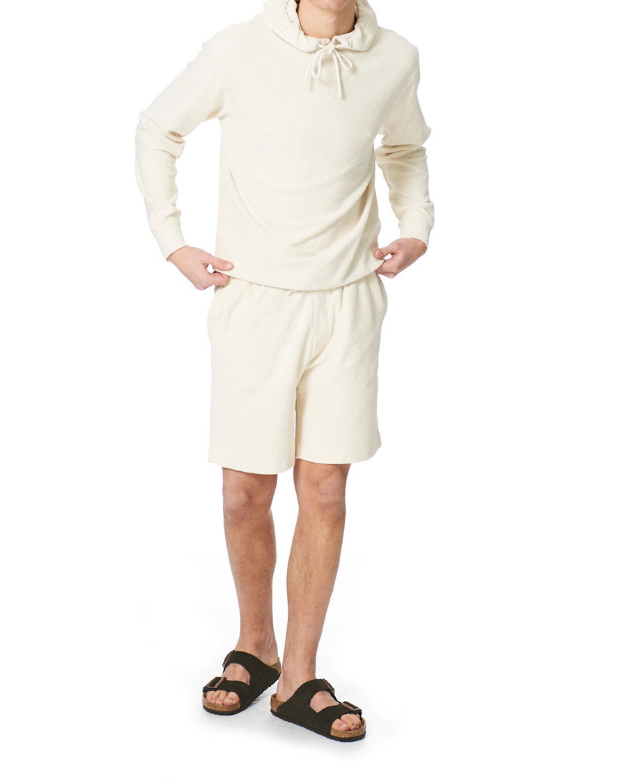 Men | Sweaters & Knitwear | BOSS ORANGE | BOSS Casual Wetowel Terry Hoodie Open White