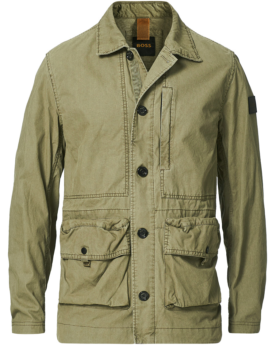 Men | Coats & Jackets | BOSS ORANGE | BOSS Casual Osmar Field Jacket Open Green