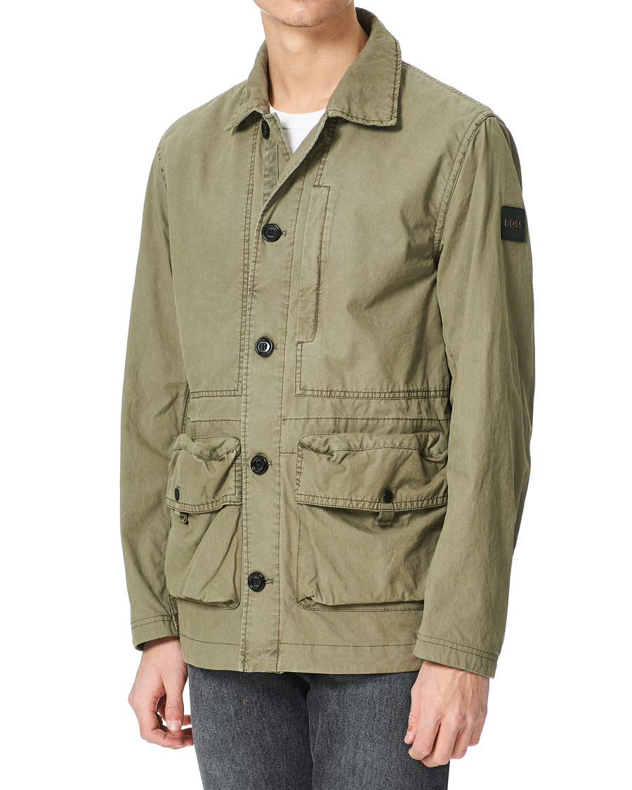 Men | Coats & Jackets | BOSS ORANGE | BOSS Casual Osmar Field Jacket Open Green