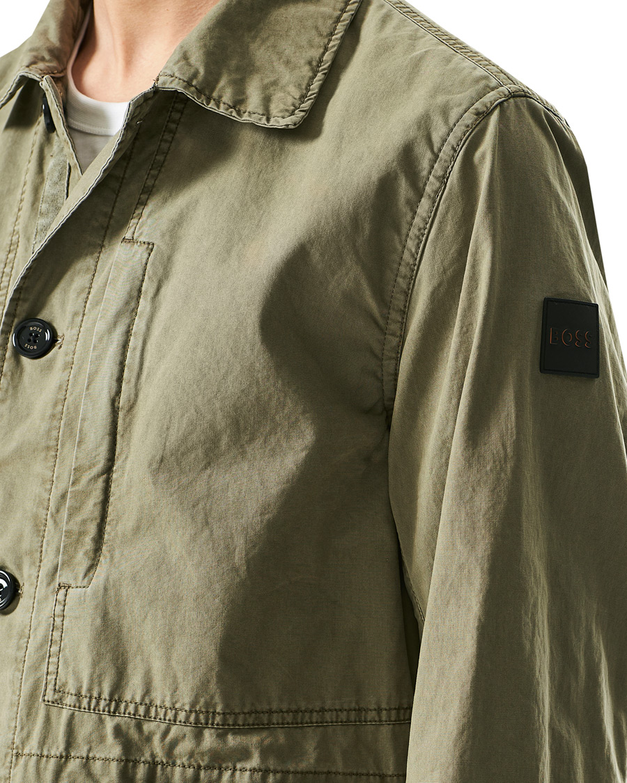 Men | Coats & Jackets | BOSS ORANGE | BOSS Casual Osmar Field Jacket Open Green