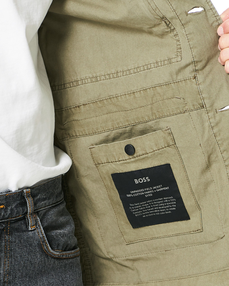Men | Coats & Jackets | BOSS ORANGE | BOSS Casual Osmar Field Jacket Open Green