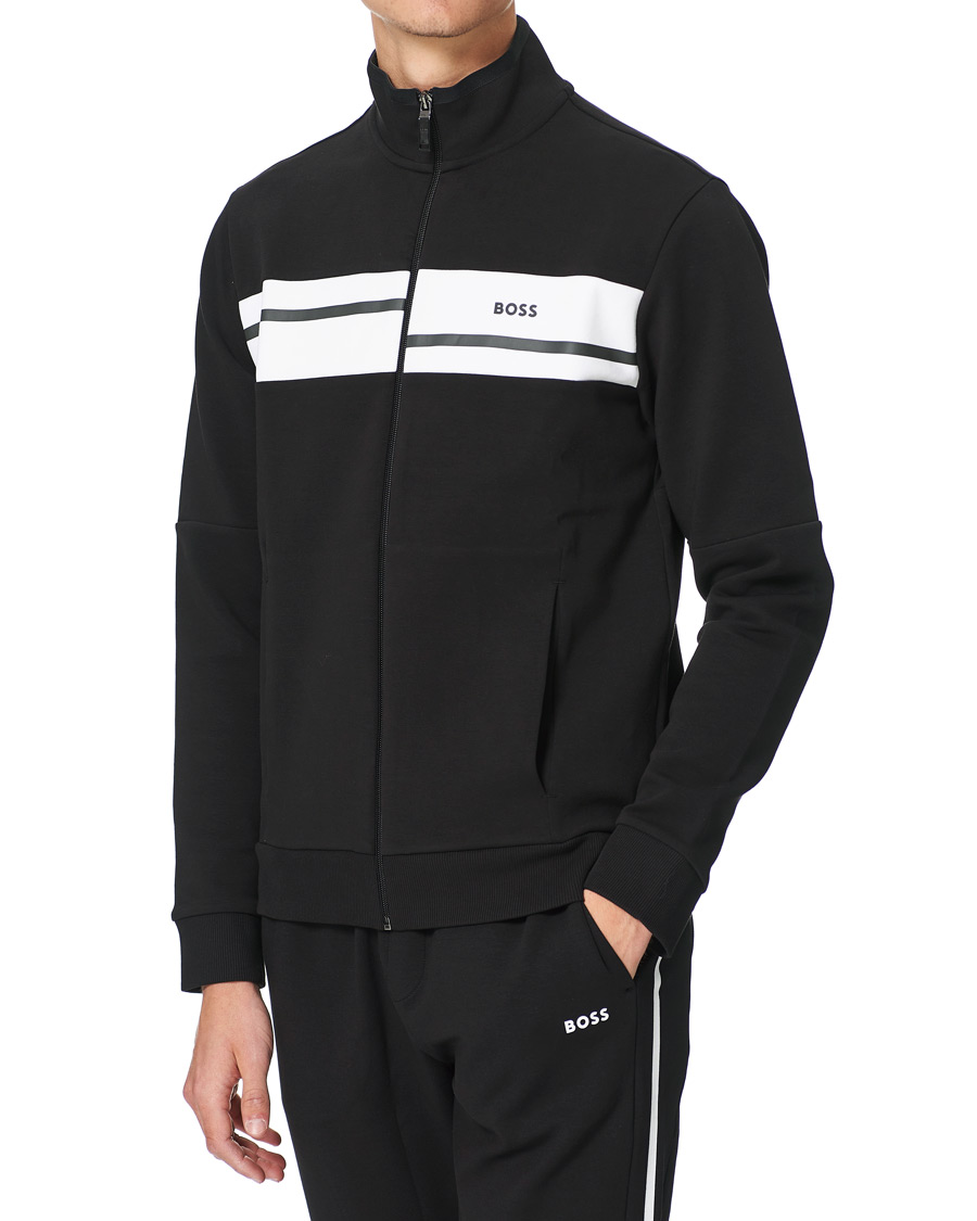 Men | Sweaters & Knitwear | BOSS GREEN | BOSS Athleisure Skaz Full Zip Black