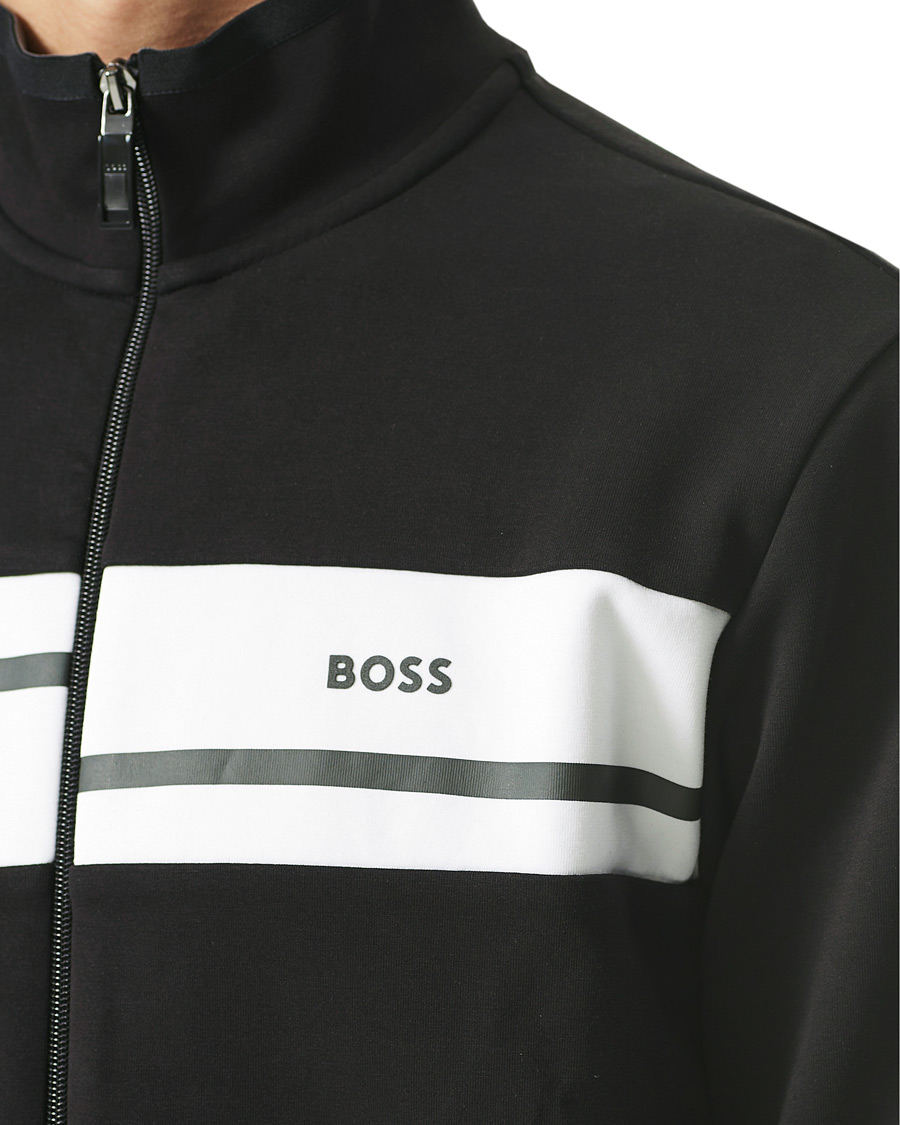 Men | Sweaters & Knitwear | BOSS GREEN | BOSS Athleisure Skaz Full Zip Black