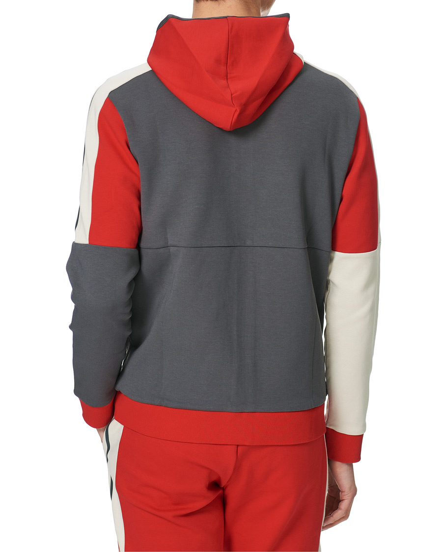 Men | Sweaters & Knitwear | BOSS GREEN | BOSS Athleisure Saggy Full Zip Hoodie Dark Grey