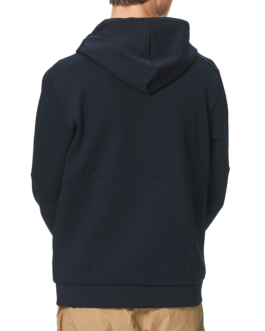 Men | Sweaters & Knitwear | BOSS GREEN | BOSS Athleisure Saggy Full Zip Hoodie Dark Blue
